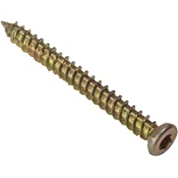 Forgefix CFS132 - Set de tornillos de cabeza torx para bisagras y marcos (zinc- 1000 unidades)- color amarillo